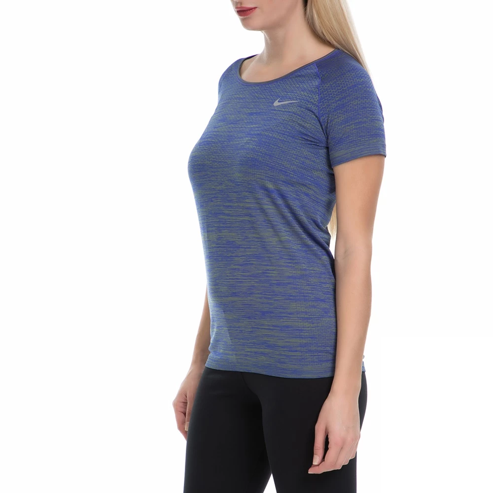 Εξοδος 👍 NIKE Γυναικεία αθλητική μπλούζα NΙKΕ DF KNIT TOP μπλε-πράσινο 😍 4 Εξοδος 👍 NIKE Γυναικεία αθλητική μπλούζα NΙKΕ DF KNIT TOP μπλε-πράσινο 😍 - Image 2