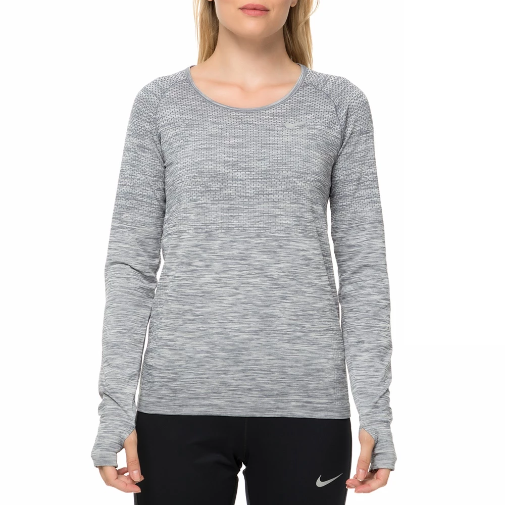 Εκπτωση ✔️ Γυναικεία αθλητική μακρυμάνικη μπλούζα NIKE DF KNIT TOP LS γκρι ⌛ 3 Εκπτωση ✔️ Γυναικεία αθλητική μακρυμάνικη μπλούζα NIKE DF KNIT TOP LS γκρι ⌛