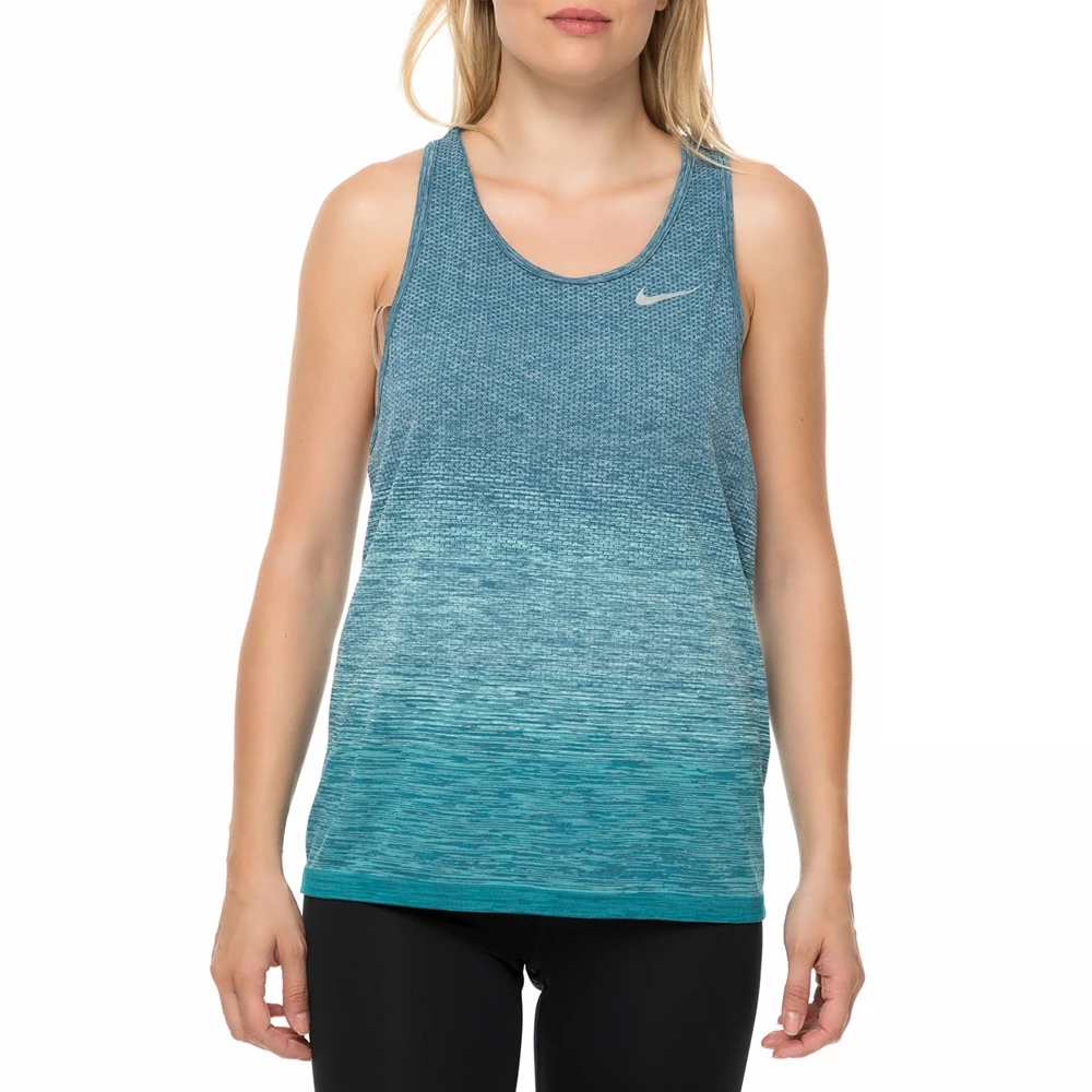 Φτηνός 🤩 Γυναικείο αθλητικό φανελάκι Nike Dri FIT KNIT μπλε-γκρι 🔔 3 Φτηνός 🤩 Γυναικείο αθλητικό φανελάκι Nike Dri FIT KNIT μπλε-γκρι 🔔