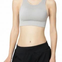 Προϋπολογισμός ✔️ Γυναικείο αθλητικό μπουστάκι NIKE SEAMLESS BRALETTE γκρι ✨