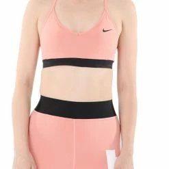 Flash Sale 🔥 Γυναικείο αθλητικό μπουστάκι NIKE INDY BRA ροζ 👍