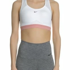Η καλύτερη συμφωνία 🎁 Γυναικείο αθλητικό μπουστάκι NIKE MOTION ADAPT λευκό 🛒