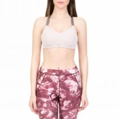 Κουπόνι 😍 Γυναικείο αθλητικό μπουστάκι NIKE STUDIO εκρού 😀