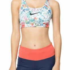 Νέος 🧨 Γυναικείο αθλητικό μπουστάκι NIKE SWOOSH BRA DIAMOND MULTI με Print 🧨