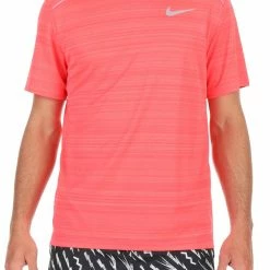 ΧΟΝΔΡΙΚΟ ΕΜΠΟΡΙΟ ✔️ Ανδρική μπλούζα NIKE DRY MILER TOP κόκκινη 🧨