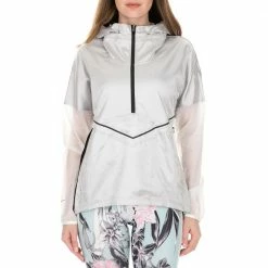 Εκπτωση 🌟 Γυναικείο αντιανεμικό τζάκετ NIKE RN TCH PCK JKT HD WIND λευκό 🔥