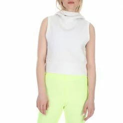 Προϋπολογισμός 🧨 Γυναικείο αθλητικό Cropped τοπ NIKE RN TCH PCK VEST HD T-SHIRT λευκό ✨
