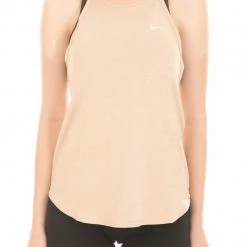 Νέος 🌟 Γυναικείο αθλητικό φανελάκι NIKE DRY TANK ELASTIKA STRIPE μπεζ 😍