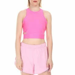 Εκπτωση 🧨 Γυναικείο Crop Top NIKE TR TCH PCK TANK φούξια 👏