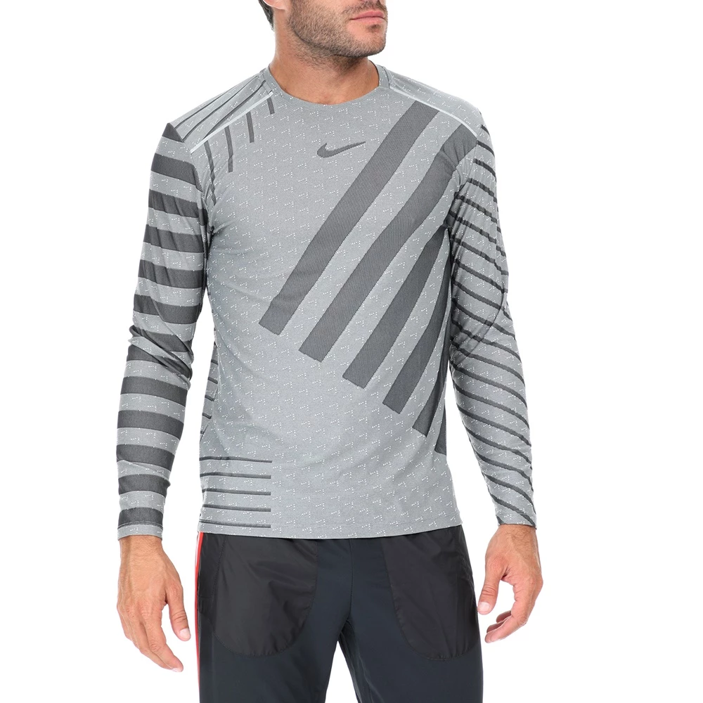 Εκπτωση 💯 Ανδρική μπλούζα NIKE TECH KNIT COOL LS NV γκρι μαύρη ⌛ 3 Εκπτωση 💯 Ανδρική μπλούζα NIKE TECH KNIT COOL LS NV γκρι μαύρη ⌛