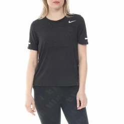 Εκπτωση 🎁 Γυναικεία μπλούζα NIKE ICNCLSH TOP SS BEST μαύρη ⌛