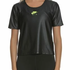 Εξοδος 🛒 Γυναικείο αθλητικό τοπ NIKE AIR SS μαύρο 🥰