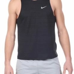 Best Pirce 👍 Ανδρική μπλούζα NIKE DF MILER TANK μαύρη 💯