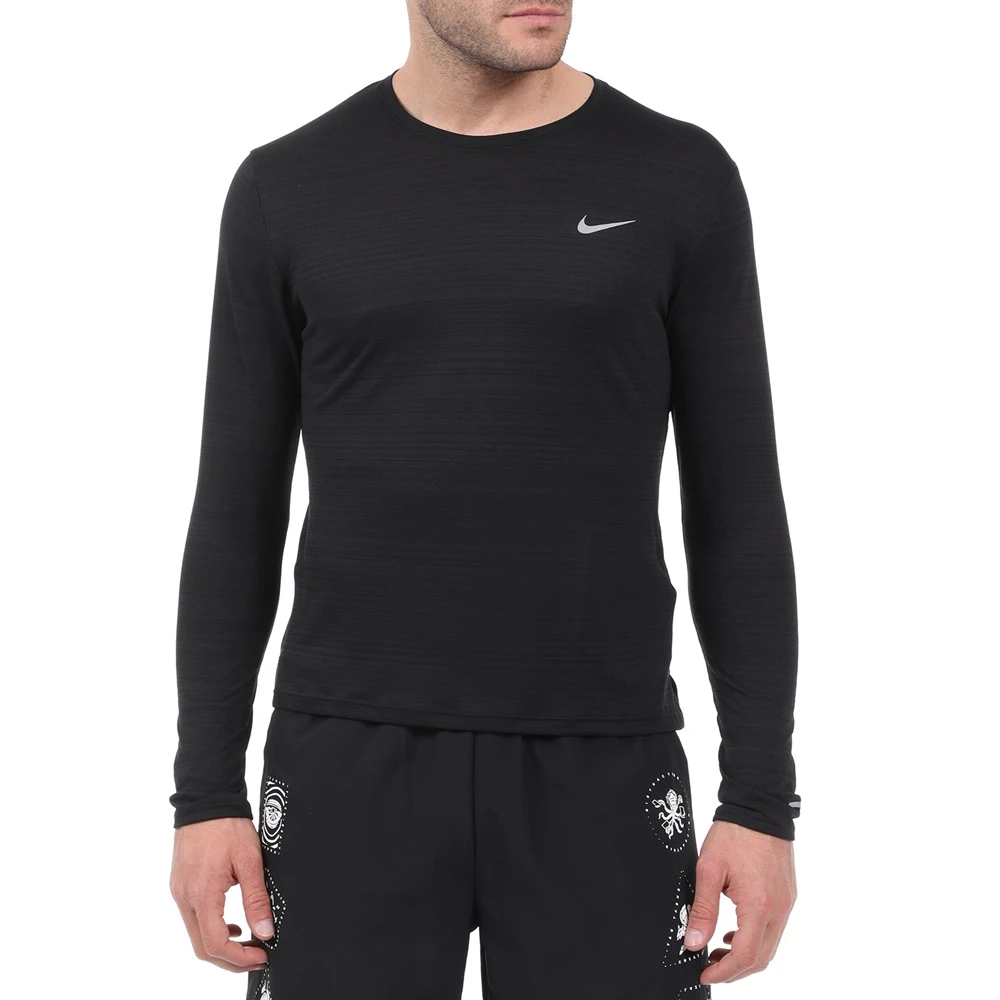 Το φθηνότερο 🔥 Ανδρική μπλούζα NIKE DF MILER TOP LS μαύρη 🔔 3 Το φθηνότερο 🔥 Ανδρική μπλούζα NIKE DF MILER TOP LS μαύρη 🔔