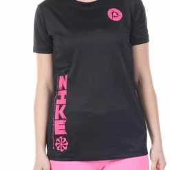 Καλύτερες κριτικές για ✨ Γυναικείο T-shirt NIKE DRY TEE LEG ICON CLASH μαύρο ροζ 🧨