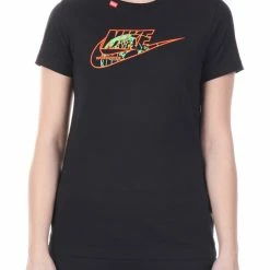 Φτηνός 🎁 Γυναικείο T-shirt NIKE NSW TEE WORLDWIDE 1 μαύρο ✔️