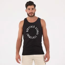 Best Pirce 🤩 Ανδρική αμάνικη μπλούζα BODYTALK 1221D-955021 GR8NESSM μαύρη 😀